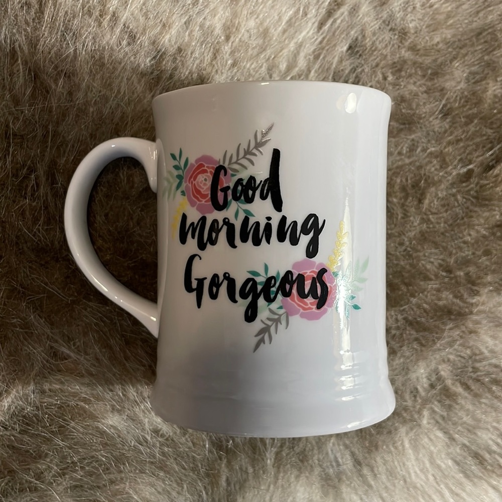 Fringe Studio Good Morning Gorgeous Floral Mug